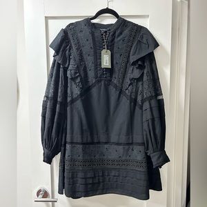 ALLSAINTS Prim Broderie Mini Dress